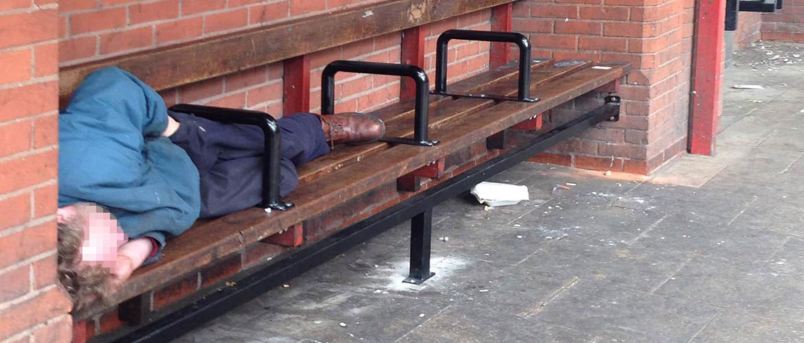 Tramp Shelters For Rough Sleepers Why York Fitted Bars On