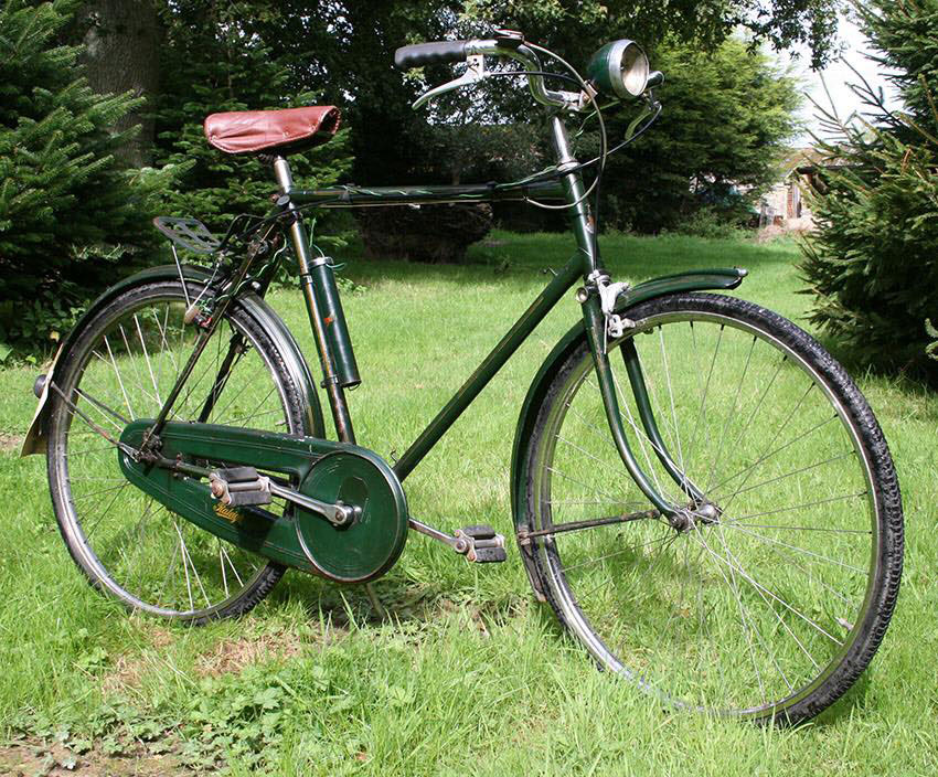 green raleigh bike